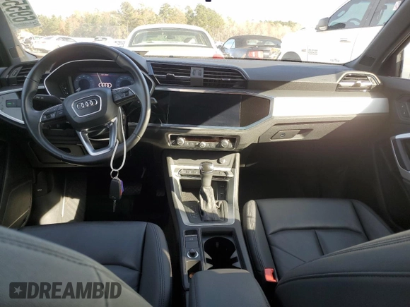 2019 Audi Q3 Premium with VIN WA1AECF32K1078862, listed as a Copart auction lot 69554892 with 38,022 mi miles. Bid and sale history available at carsss.com. Image 8.