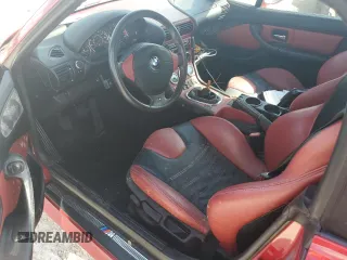 2000 BMW Z3 M 3.2L with VIN WBSCK9347YLC93878, listed as a Copart auction lot 74850664 with 0 mi miles and Salvage Title. Bid and sale history available at carsss.com. Image 8.