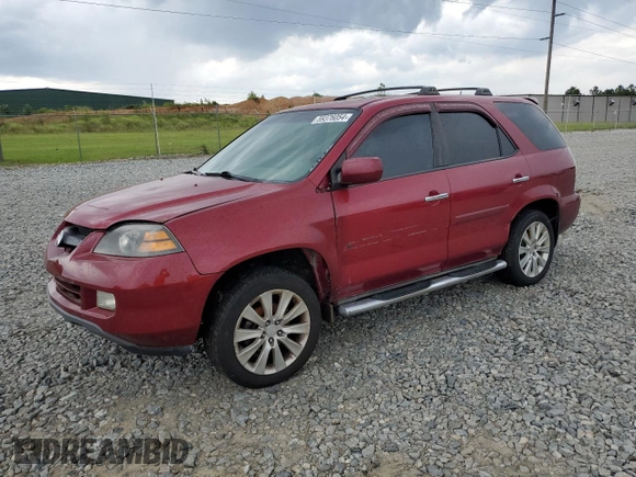2005 Acura MDX Touring with VIN 2HNYD18805H542784, listed as a Copart auction lot 59376054 with 293,401 mi miles and Clean Title. Bid and sale history available at carsss.com. Image 1.