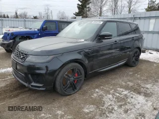 2018 Land Rover Range Rover Sport SVR with VIN SALWZ2SE6JA800746, listed as a Copart auction lot 83444184 with 121,681 mi miles and Non Repairable. Bid and sale history available at carsss.com. Image 1.