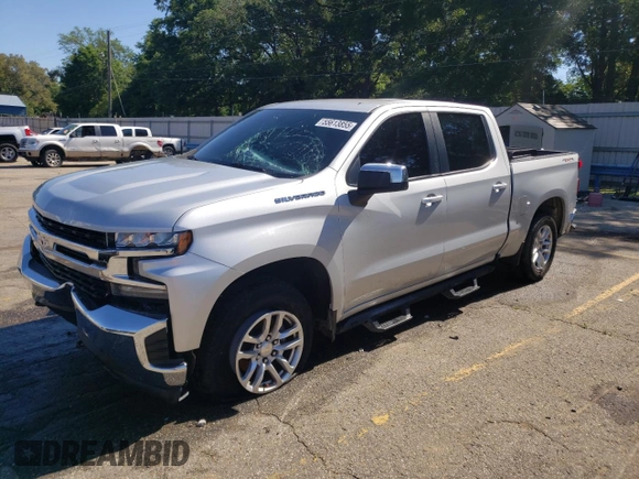 2020 Chevrolet Silverado 1500 LT z VIN 1GCUYDED5LZ121846, wystawiony jako Copart lot #55613855 z przebiegiem 168 205 mil mil oraz Szkoda całkowita • Salvage title. Historia ofert i sprzedaży dostępna na DreamBid. Obrazek 1.