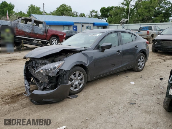 2015 Mazda 3 i Sport with VIN 3MZBM1U73FM130156, listed as a Copart auction lot 56034935 with 154,560 mi miles and Salvage title. Bid and sale history available at DreamBid. Image 1.