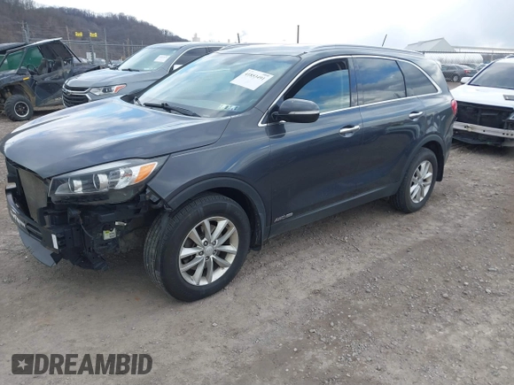 2018 Kia Sorento LX V6 with VIN 5XYPGDA57JG368022, listed as a IAAI auction lot 41853491 with 173,830 mi miles. Bid and sale history available at carsss.com. Image 17.