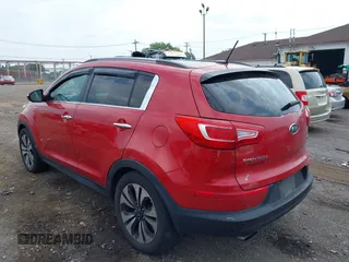 2011 Kia Sportage SX with VIN KNDPC3A6XB7163095, listed as a IAAI auction lot 42760371 with 134,235 mi miles and . Bid and sale history available at DreamBid. Image 3.