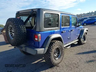 2020 Jeep Wrangler Unlimited Sport S с VIN 1C4HJXDN3LW181949, выставлен на аукционе IAAI как лот 41286124 с пробегом 50 091 миль миль и . История ставок и продаж доступна на DreamBid. Изображение 4.
