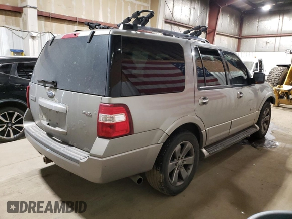 2008 Ford Expedition Limited с VIN 1FMFU20528LA34579, выставлен на аукционе Copart как лот 60508305 с пробегом 259 871 миль миль и Списание • Salvage title. История ставок и продаж доступна на DreamBid. Изображение 3.