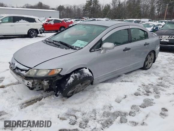 2007 Honda Civic Sdn LX with VIN 2HGFA16517H303926, listed as a IAAI auction lot 41674550 with 153,189 mi miles. Bid and sale history available at carsss.com. Image 2.