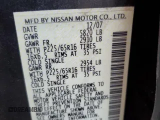 2008 Nissan Quest S with VIN 5N1BV28U08N108433, listed as a Copart auction lot 44432975 with 157,729 mi miles and Salvage Title. Bid and sale history available at carsss.com. Image 15.