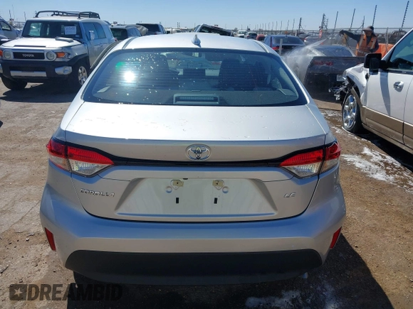 2025 Toyota Corolla LE with VIN 5YFB4MDE1SP266386, listed as a IAAI auction lot 41725262 with 1,472 mi miles. Bid and sale history available at carsss.com. Image 16.