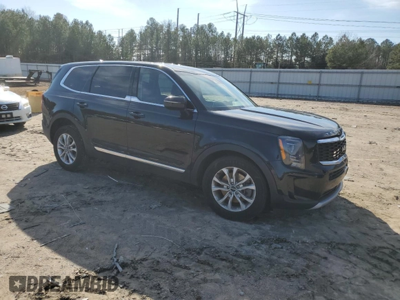 2022 Kia Telluride LX with VIN 5XYP24HC7NG238928, listed as a Copart auction lot 43771085 with 88,258 mi miles and Salvage title. Bid and sale history available at DreamBid. Image 4.