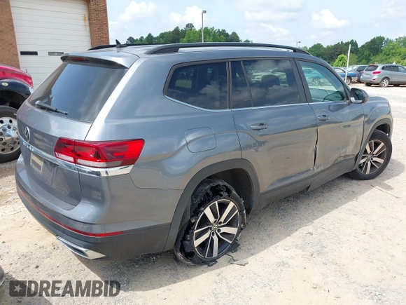 2021 Volkswagen Atlas SE with VIN 1V2DP2CA6MC500115, listed as a IAAI auction lot 42503213 with 49,898 mi miles and . Bid and sale history available at DreamBid. Image 4.