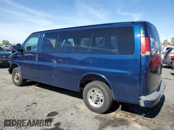 2001 Chevrolet Express with VIN 1GAGG25R411191665, listed as a Copart auction lot 49011535 with Not Provided miles and Salvage Title. Bid and sale history available at carsss.com. Image 2.