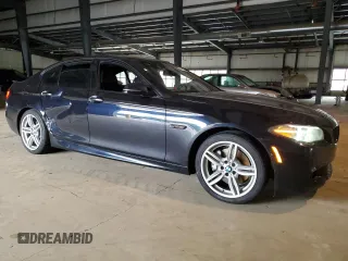 2015 BMW 5 Series 535d xDrive with VIN WBAFV3C51FD686441, listed as a Copart auction lot 79429274 with 67,193 mi miles and Salvage title. Bid and sale history available at DreamBid. Image 4.