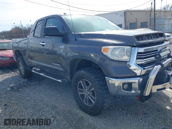 2016 Toyota Tundra 4WD Truck SR with VIN 5TFUW5F19GX548996, listed as a IAAI auction lot 41607605 with 101,194 mi miles. Bid and sale history available at carsss.com. Image 1.