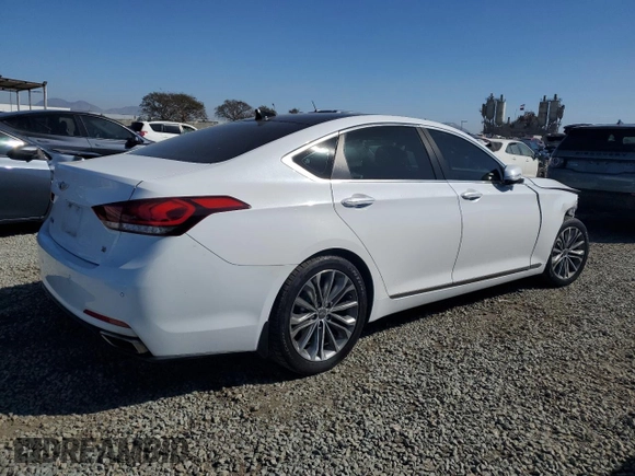 2015 Hyundai Genesis 3.8L with VIN KMHGN4JE2FU079041, listed as a Copart auction lot 46536175 with 109,551 mi miles and Salvage Title. Bid and sale history available at DreamBid. Image 3.