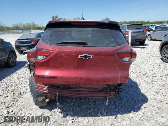 2022 Chevrolet TrailBlazer LT with VIN KL79MPSLXNB064051, listed as a Copart auction lot 56062565 with 51,076 mi miles and Clean Title. Bid and sale history available at DreamBid. Image 6.
