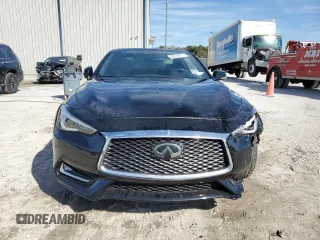 2017 Infiniti Q60 Premium with VIN JN1CV7EK0HM110815, listed as a Copart auction lot 42618875 with 57,303 mi miles and Salvage title. Bid and sale history available at DreamBid. Image 5.