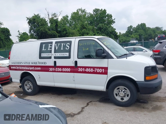2013 Chevrolet Express Cargo z VIN 1GCZGTCG3D1167949, wystawiony jako IAAI lot #42745072 z przebiegiem 279 056 mil mil oraz . Historia ofert i sprzedaży dostępna na DreamBid. Obrazek 13.