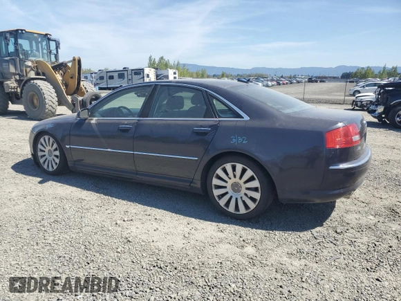 2005 Audi A8 4.2L z VIN WAULL44E55N009656, wystawiony jako Copart lot #51908155 z przebiegiem 133 848 mil mil oraz Szkoda całkowita • Salvage title. Historia ofert i sprzedaży dostępna na DreamBid. Obrazek 2.
