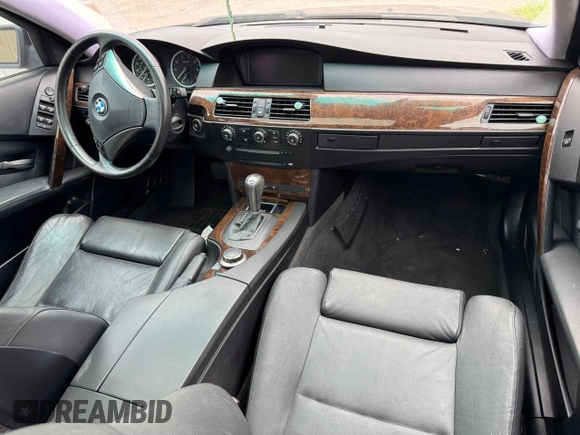 2006 BMW 5 Series 550i with VIN WBANB53506CP00450, listed as a Copart auction lot 83744374 with Not Provided miles and Clean Title. Bid and sale history available at DreamBid. Image 9.