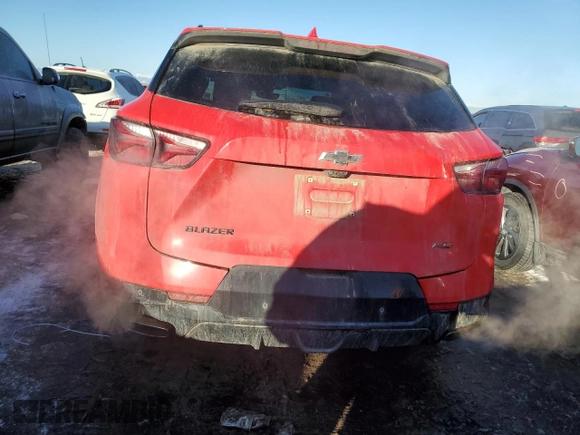 2019 Chevrolet Blazer RS z VIN 3GNKBERS1KS703758, wystawiony jako Copart lot #42084615 z przebiegiem 60 194 mil mil oraz Szkoda całkowita • Salvage title. Historia ofert i sprzedaży dostępna na DreamBid. Obrazek 6.