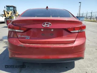 2017 Hyundai Elantra SE with VIN 5NPD74LF9HH153530, listed as a Copart auction lot 60851745 with 138,081 mi miles and Salvage title. Bid and sale history available at DreamBid. Image 6.