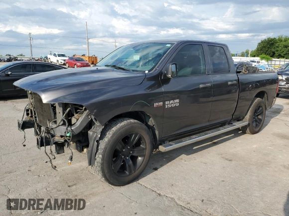 2014 Ram 1500 Express with VIN 1C6RR6FTXES178597, listed as a Copart auction lot 60673325 with 158,179 mi miles and Salvage title. Bid and sale history available at DreamBid. Image 1.
