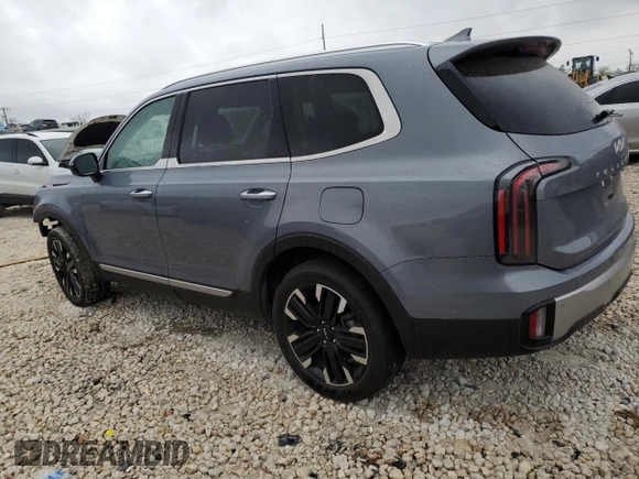 2023 Kia Telluride SX Prestige X-Pro with VIN 5XYP5DGCXPG358461, listed as a Copart auction lot 50064545 with 25,516 mi miles and Salvage title. Bid and sale history available at DreamBid. Image 2.