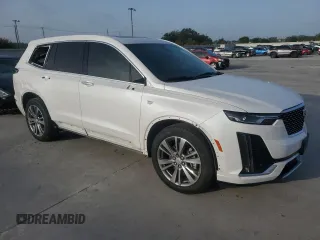 2020 Cadillac XT6 FWD Premium Luxury with VIN 1GYKPCRS7LZ122715, listed as a Copart auction lot 64907384 with 45,599 mi miles and Clean Title. Bid and sale history available at carsss.com. Image 4.