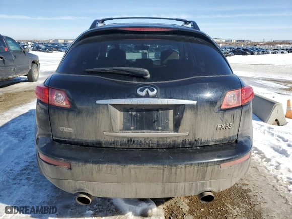 2007 Infiniti FX35 with VIN JNRAS08W07X202118, listed as a Copart auction lot 49879125 with 313,136 mi miles and Salvage Title. Bid and sale history available at carsss.com. Image 6.