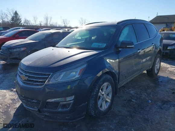 2014 Chevrolet Traverse LT with VIN 1GNKVGKD6EJ260253, listed as a IAAI auction lot 41408294 with 188,303 mi miles. Bid and sale history available at carsss.com. Image 2.