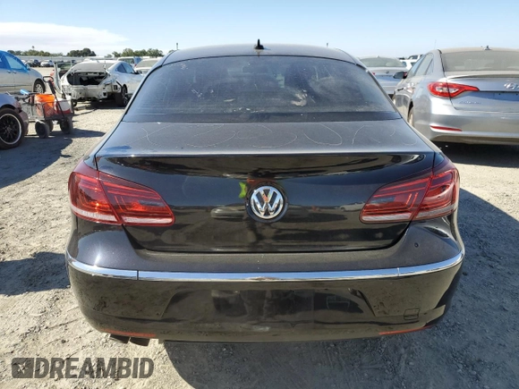 2013 Volkswagen CC R-Line with VIN WVWBP7AN0DE553831, listed as a Copart auction lot 61788784 with 134,430 mi miles and Salvage Title. Bid and sale history available at carsss.com. Image 6.