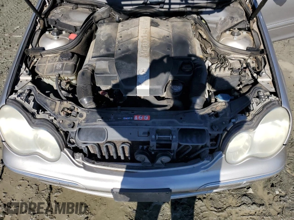 2005 Mercedes-Benz C 240 with VIN WDBRF81J55F631650, listed as a Copart auction lot 45498895 with 137,699 mi miles and Salvage Title. Bid and sale history available at DreamBid. Image 11.