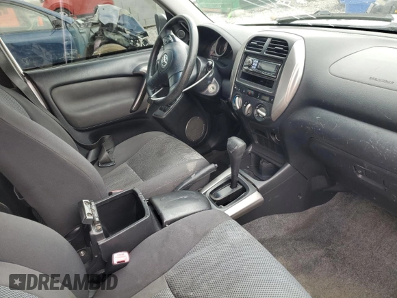2005 Toyota RAV4 with VIN JTEGD20V850085361, listed as a Copart auction lot 53002885 with 295,759 mi miles and Salvage Title. Bid and sale history available at DreamBid. Image 7.