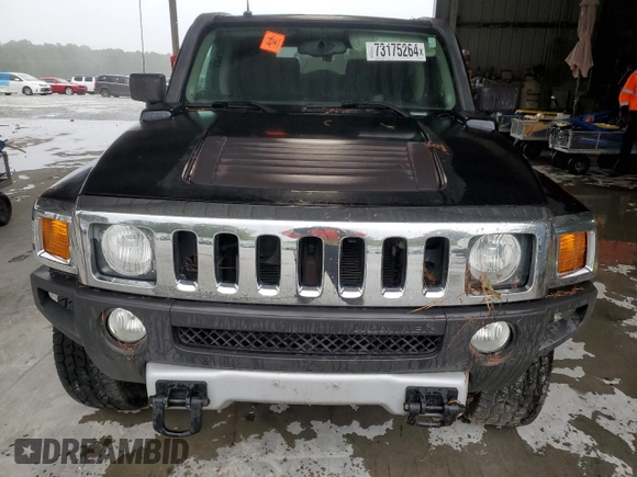 2008 Hummer H3 SUV with VIN 5GTEN13E588115123, listed as a Copart auction lot 73175264 with 156,737 mi miles and Clean Title. Bid and sale history available at carsss.com. Image 5.