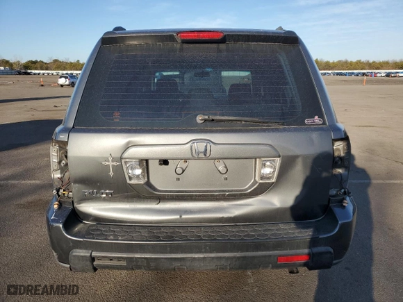 2007 Honda Pilot LX with VIN 5FNYF28167B016841, listed as a Copart auction lot 48018615 with 139,993 mi miles and Salvage Title. Bid and sale history available at carsss.com. Image 6.