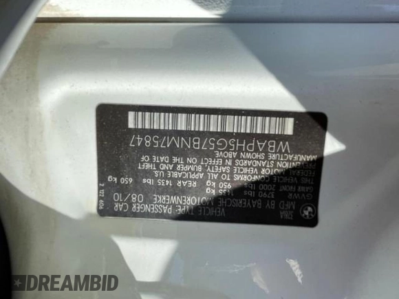 2011 BMW 3 Series 328i with VIN WBAPH5G57BNM75847, listed as a Copart auction lot 46553375 with 140,153 mi miles and Clean Title. Bid and sale history available at DreamBid. Image 10.