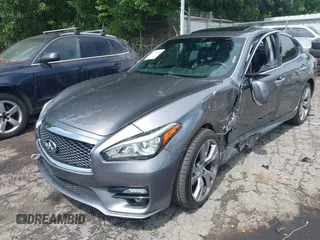 2015 Infiniti Q70 with VIN JN1BY1AP6FM540296, listed as a IAAI auction lot 42524538 with 119,933 mi miles and . Bid and sale history available at DreamBid. Image 17.