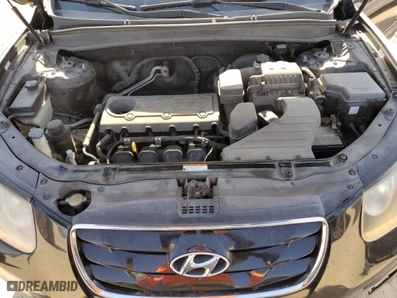2010 Hyundai Santa Fe GLS with VIN 5NMSG3ABXAH403930, listed as a Copart auction lot 52606675 with 126,670 mi miles and Salvage Title. Bid and sale history available at carsss.com. Image 11.