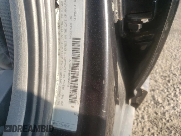 1998 Volkswagen Passat with VIN WVWMA63B0WE159272, listed as a Copart auction lot 68279244 with 162,107 mi miles and Salvage title. Bid and sale history available at DreamBid. Image 13.