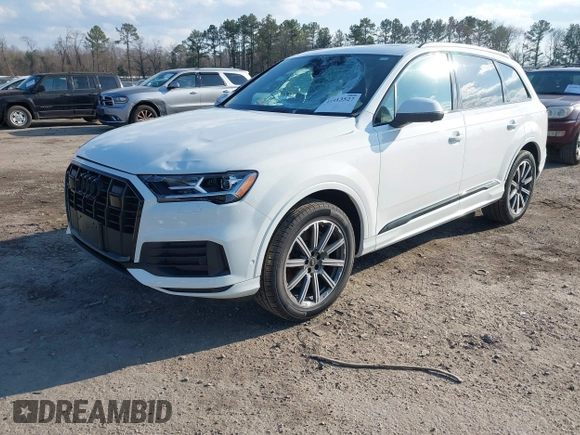 2022 Audi Q7 Premium Plus with VIN WA1LJBF75ND018515, listed as a IAAI auction lot 41413527 with 62,123 mi miles and . Bid and sale history available at DreamBid. Image 17.