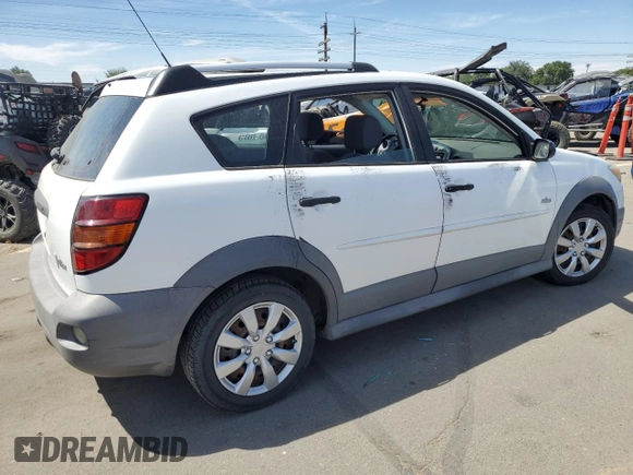 2006 Pontiac Vibe with VIN 5Y2SL65886Z422782, listed as a Copart auction lot 67573234 with 112,595 mi miles and Salvage Title. Bid and sale history available at carsss.com. Image 3.