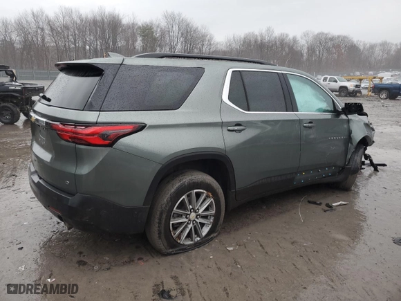 2022 Chevrolet Traverse LT Leather with VIN 1GNEVHKW4NJ177926, listed as a Copart auction lot 83600084 with 0 mi miles and Salvage Title. Bid and sale history available at carsss.com. Image 3.