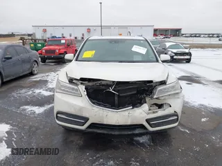 2014 Acura MDX Tech Pkg with VIN 5FRYD4H41EB011604, listed as a IAAI auction lot 41492753 with 123,229 mi miles. Bid and sale history available at carsss.com. Image 12.