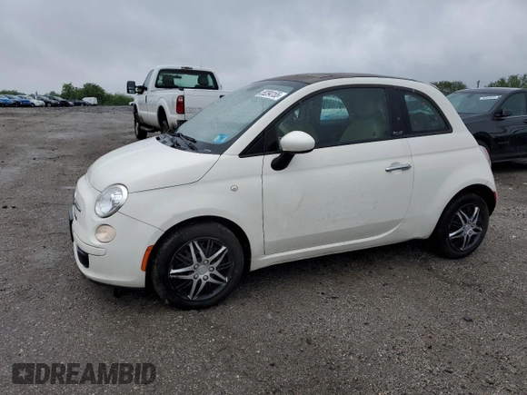 2013 FIAT 500 Pop z VIN 3C3CFFDR3DT575021, wystawiony jako Copart lot #55294155 z przebiegiem 78 890 mil mil oraz Czysty tytuł • Clean title. Historia ofert i sprzedaży dostępna na DreamBid. Obrazek 1.