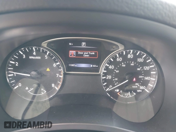 2016 Nissan Altima SV with VIN 1N4AL3AP1GC283113, listed as a IAAI auction lot 41702821 with 115,307 mi miles and . Bid and sale history available at DreamBid. Image 7.