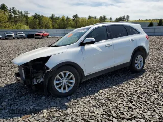 2017 Kia Sorento LX z VIN 5XYPGDA36HG216824, wystawiony jako Copart lot #55993655 z przebiegiem Nie podano mil oraz Szkoda całkowita • Salvage title. Historia ofert i sprzedaży dostępna na DreamBid. Obrazek 1.