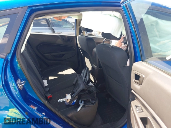 2018 Ford Fiesta SE with VIN 3FADP4EJ7JM110795, listed as a IAAI auction lot 42076739 with 1 mi miles. Bid and sale history available at carsss.com. Image 8.