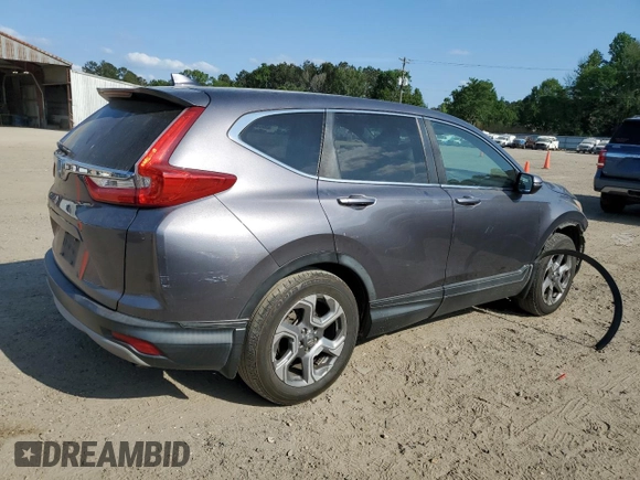 2017 Honda CR-V EX-L with VIN 7FARW1H84HE000445, listed as a Copart auction lot 52478965 with 155,412 mi miles and Salvage Title. Bid and sale history available at carsss.com. Image 3.