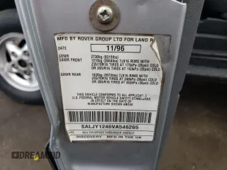 1997 Land Rover Discovery SD with VIN SALJY1246VA546265, listed as a Copart auction lot 82641074 with 150,444 mi miles and Salvage Title. Bid and sale history available at carsss.com. Image 15.